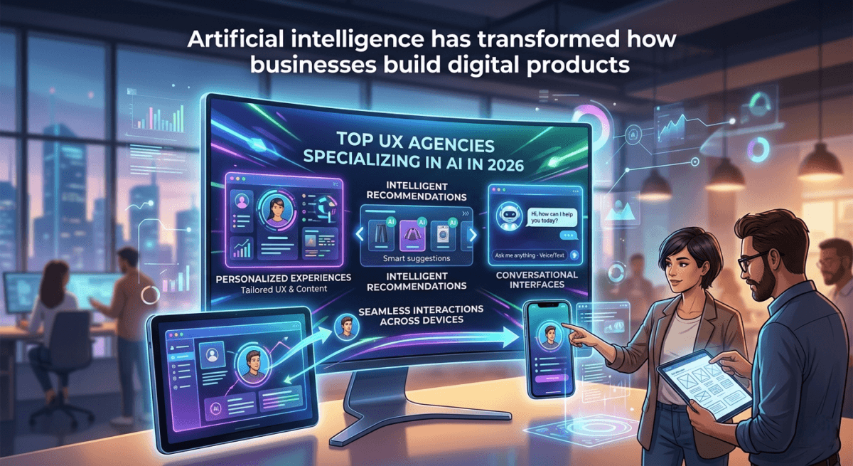 Top UX Agencies Specializing in AI in 2026