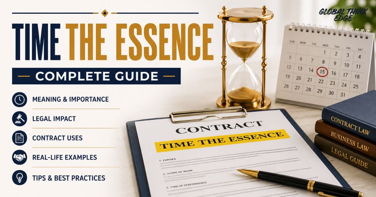 time the essence