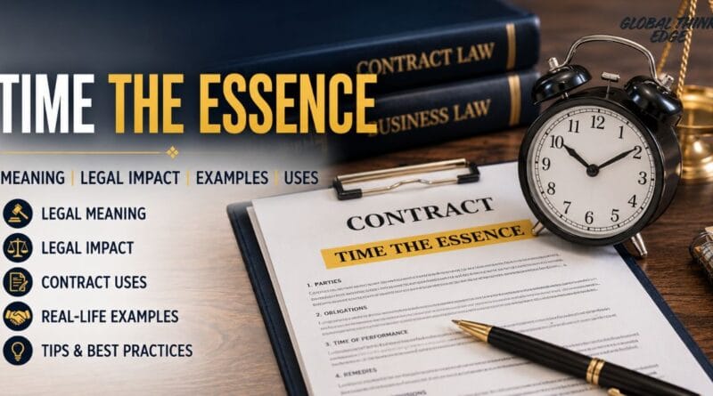 time the essence