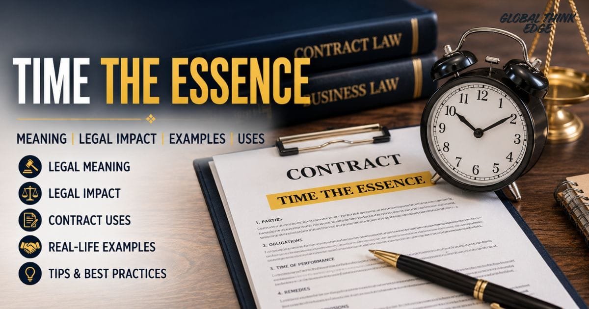 time the essence