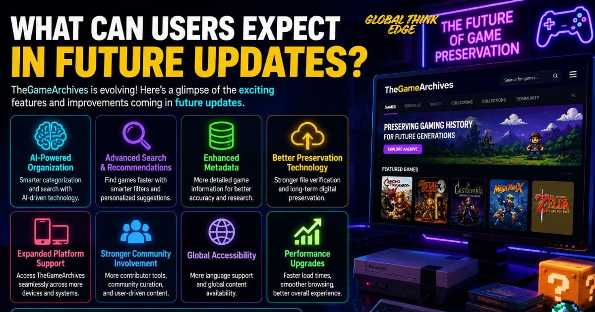 Updates TheGameArchives