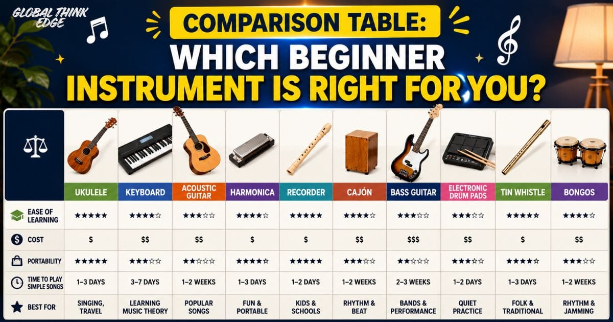 What Is the Easiest Instrument to Learn