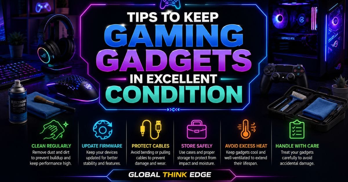 Tips to Keep Gaming Gadgets in Excellent Condition
