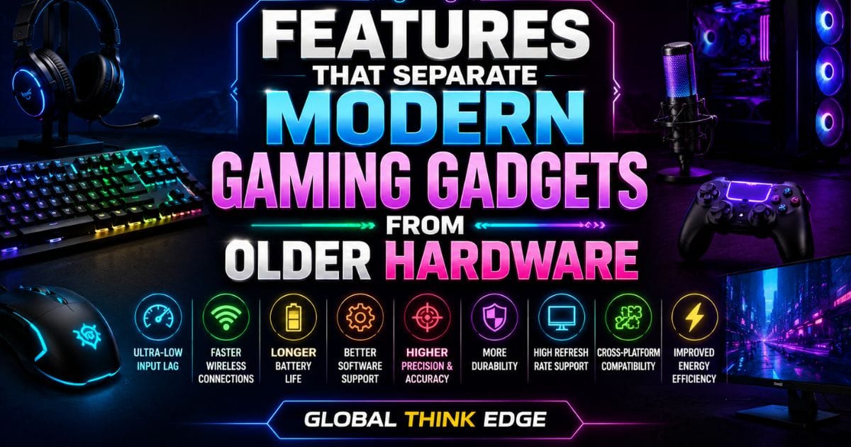 Features That Separate Modern Gaming Gadgets from Older Hardware