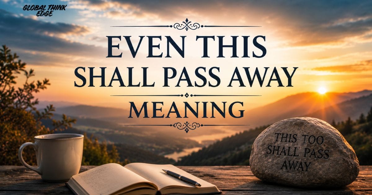 Even This Shall Pass