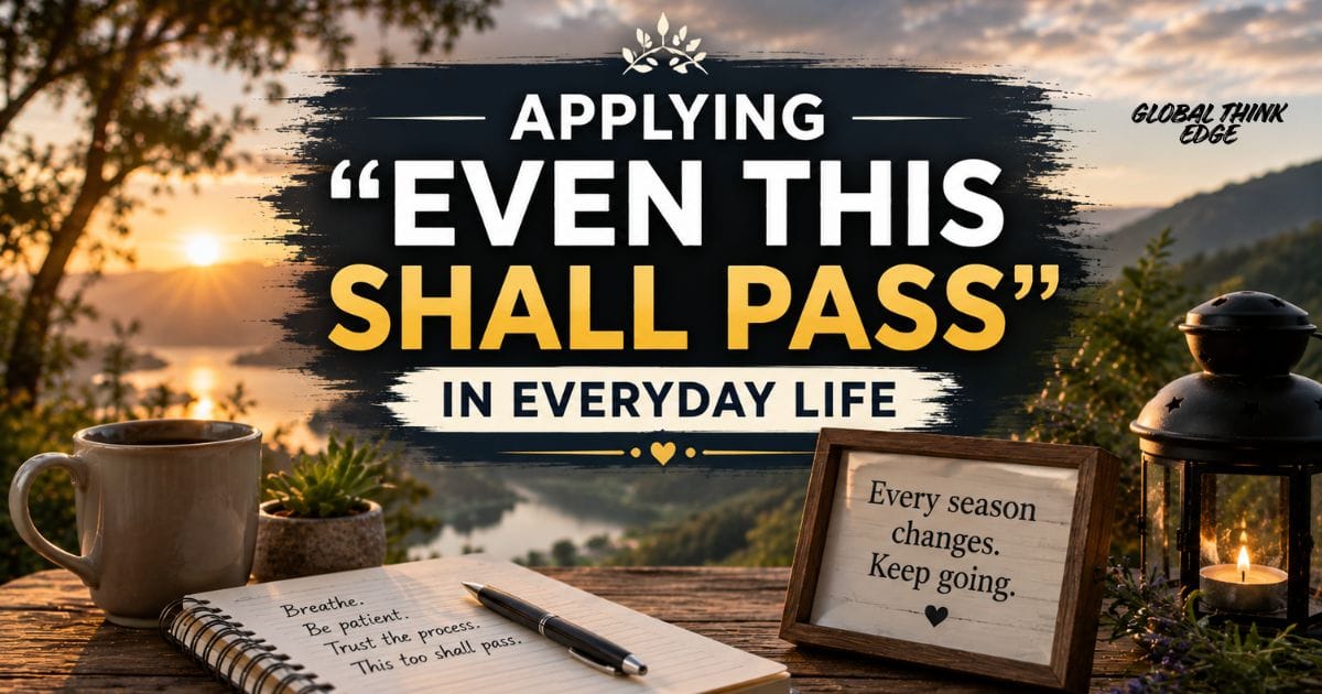 Even This Shall Pass