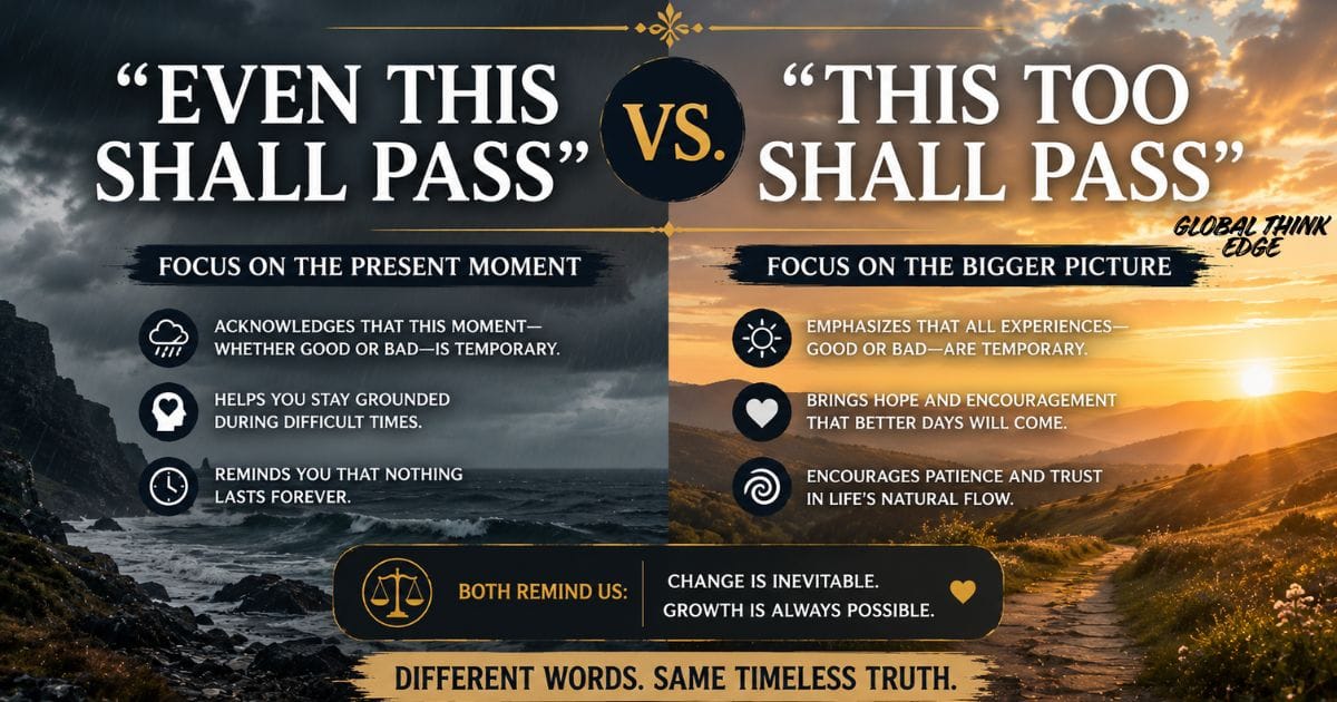 Even This Shall Pass