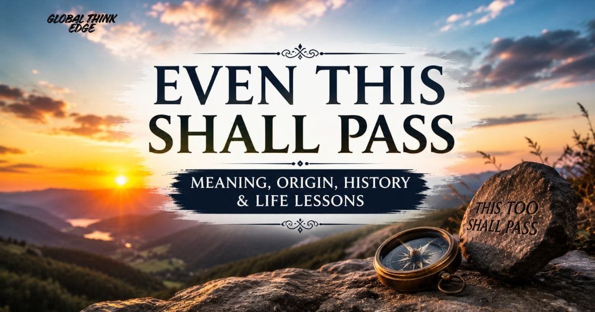 Even This Shall Pass