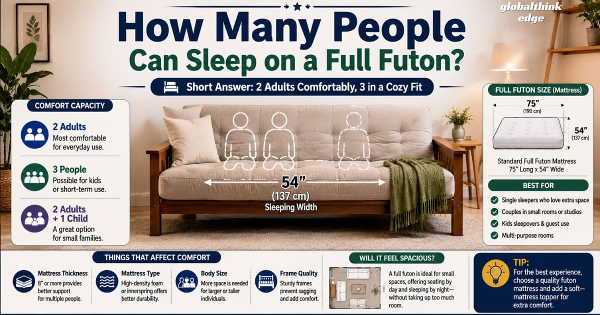 Futon Dimensions Full