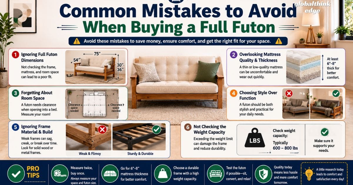 Futon Dimensions Full