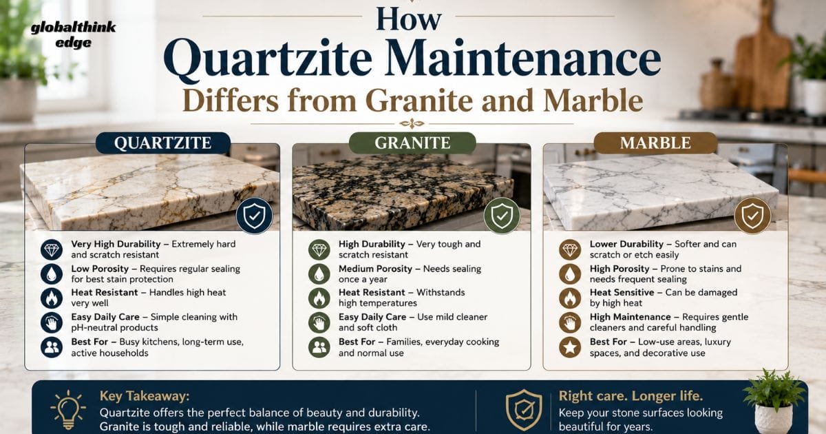 How to Clean Quartzite Countertops