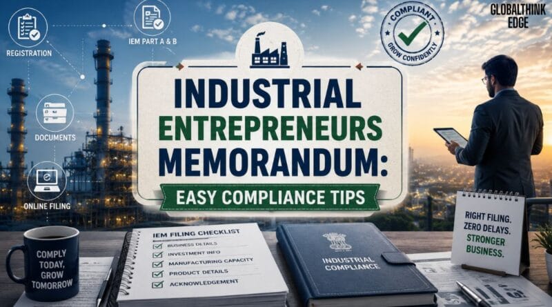 Industrial Entrepreneurs Memorandum