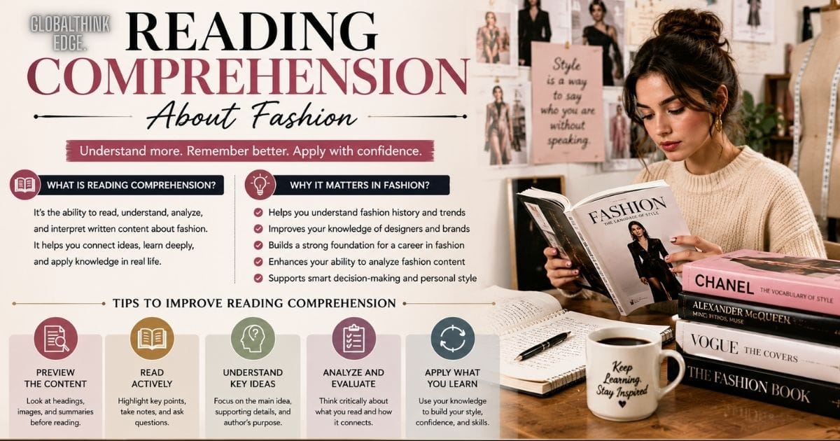 Reading Comprehension About Fashion