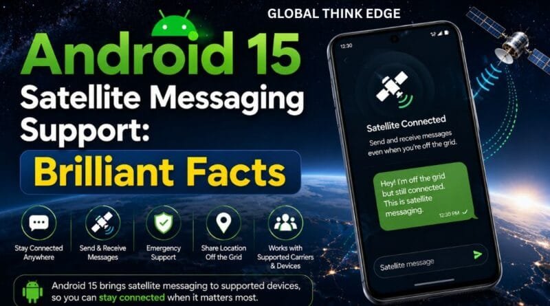 Android 15 Satellite Messaging Support