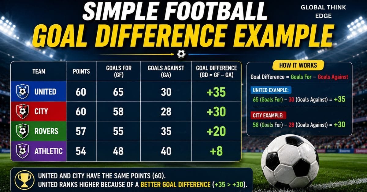 How Does Football Goal Difference Work