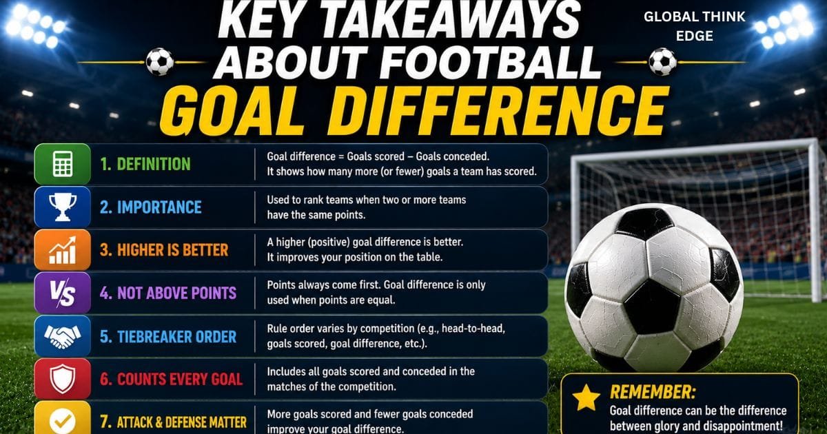 How Does Football Goal Difference Work