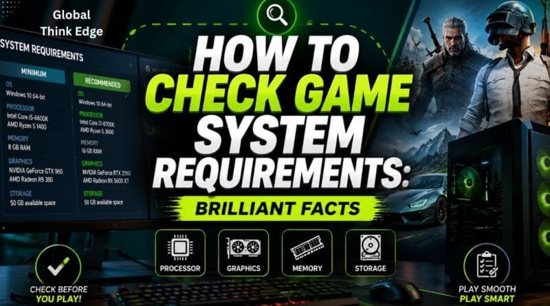 How to Check Game System Requirements