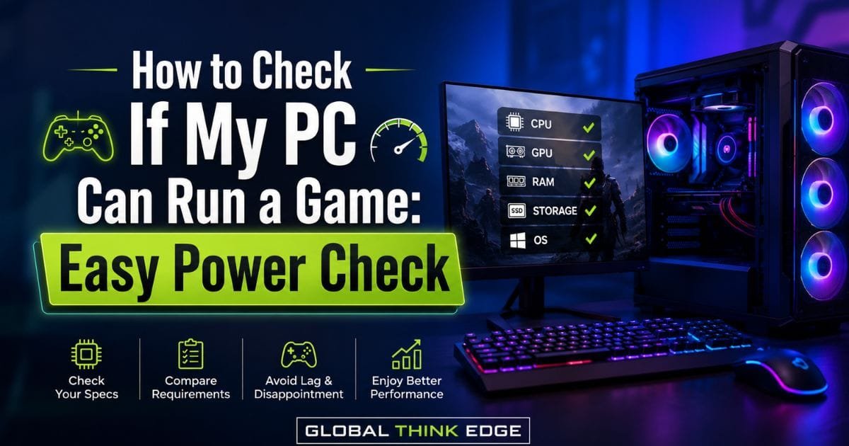 How to Check If My PC Can Run a Game