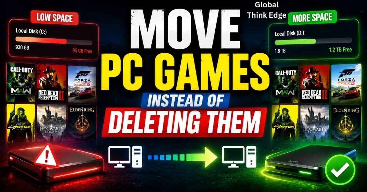 How to Free Storage Space for PC Games