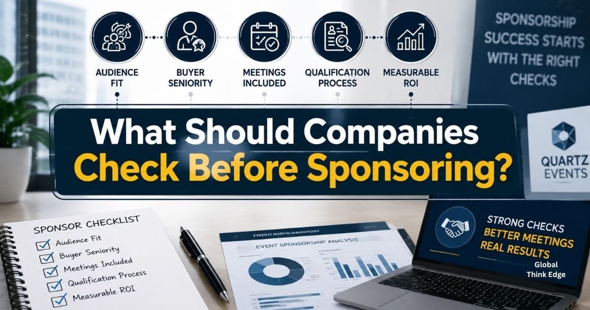 Quartz Events Sponsor Matching Companies