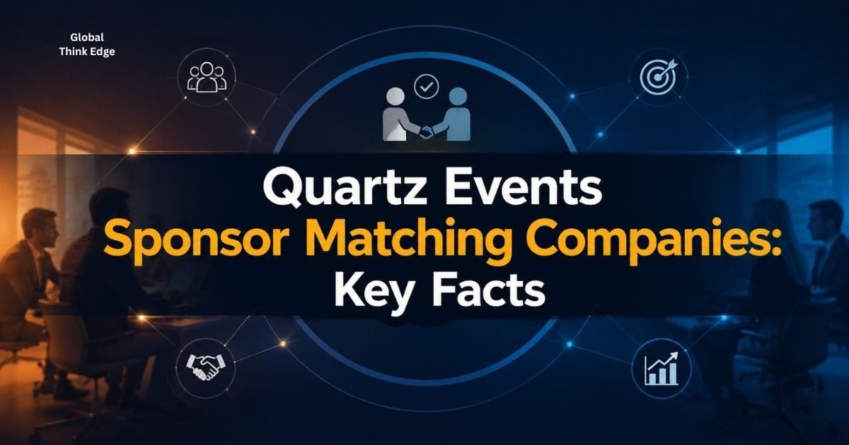 Quartz Events Sponsor Matching Companies