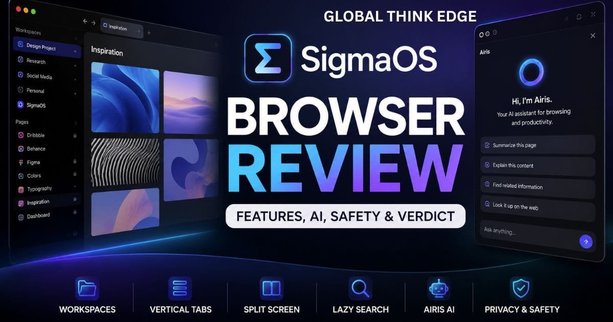 SigmaOS Browser Review